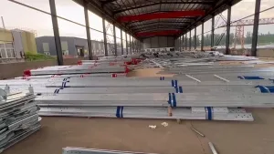 Storage Area of Steel Tower Components