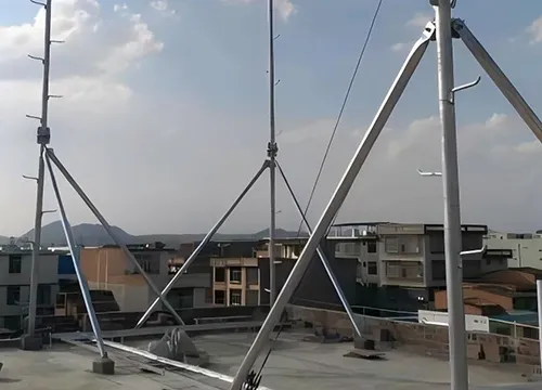 Mastro de montagem de antena