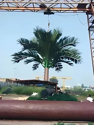 Elevação e posicionamento da torre