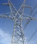 Torre de transmisão de energia cantoneira