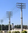 Poste metálico para linhas de transmissão de energia