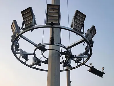 Torre de iluminação monopolo