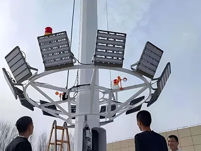 Torre de iluminação monopolo